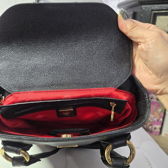 MCM Black Leather Tote Bag Mini - Picture 8 of 8